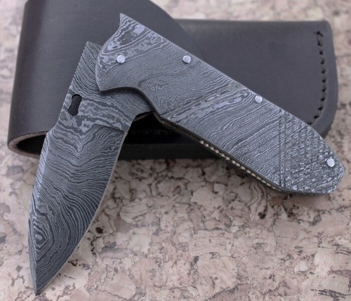 Coltello damascato - coltello,