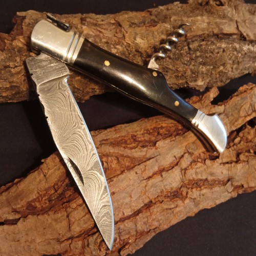 Laguiole coltello damascato