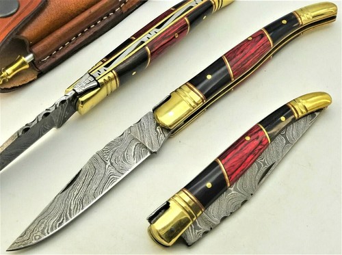 Laguiole coltello damascato