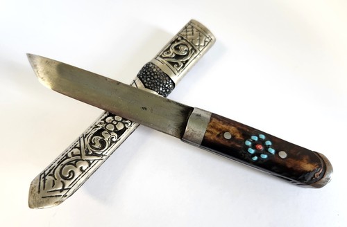 Antico coltello fodero - antico,