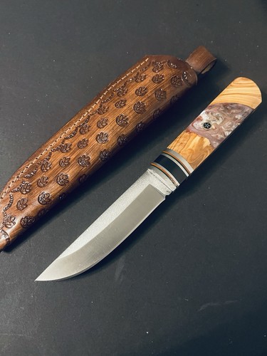 Puukko n690 acciaio manico - n690,